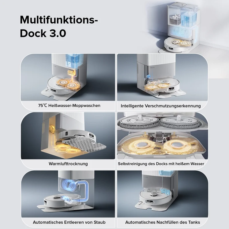 Roborock Qrevo Edge Saugroboter mit Multifunktions-Dockingstation 3.0