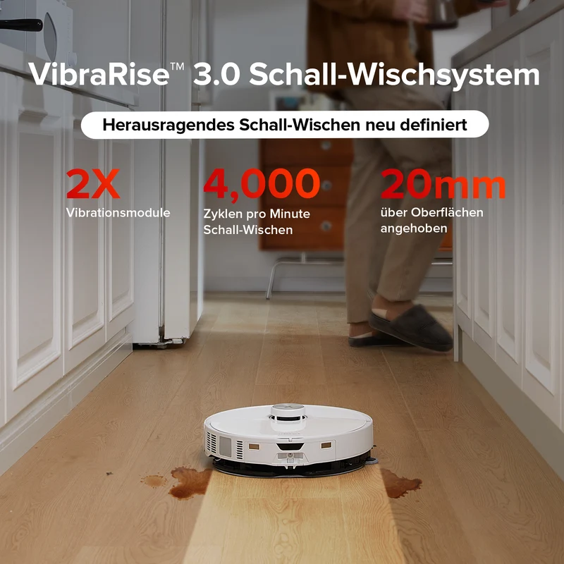 Roborock S8 MaxV Ultra Saugroboter mit Reactive AI 2.0 Hinderniserkennung