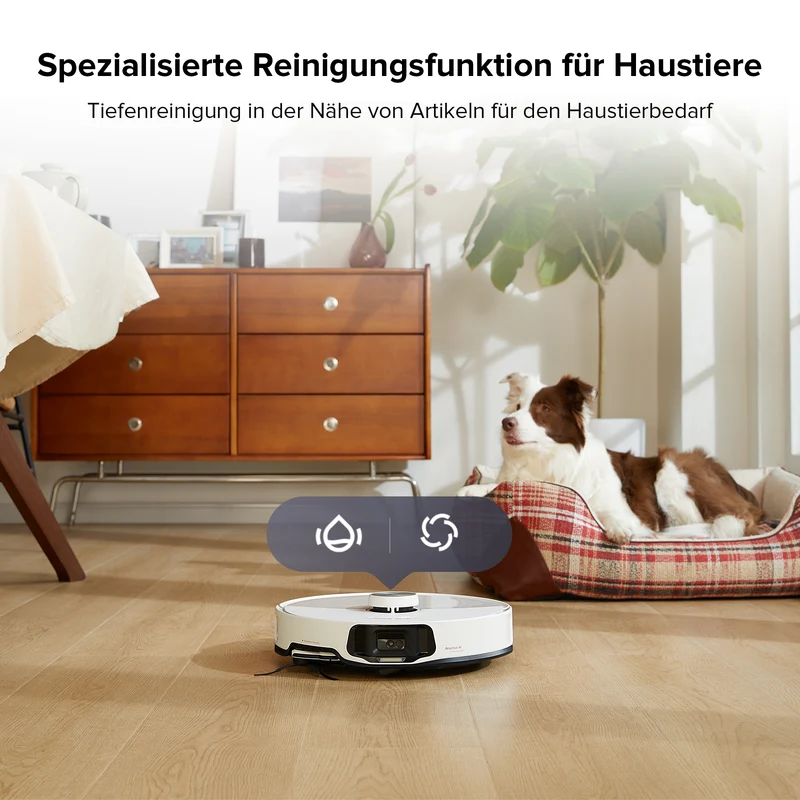 Roborock S8 MaxV Ultra Saugroboter mit Reactive AI 2.0 Hinderniserkennung
