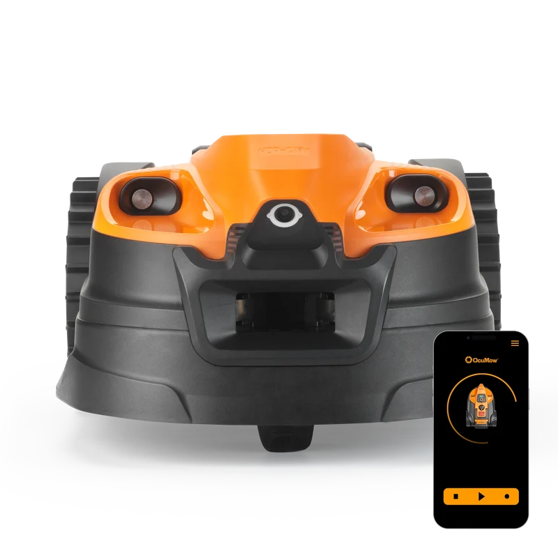LawnMaster OcuMow® AMD18i-800 Plus | MX 24V Auto Charging Vision Robotic Lawnmower with App