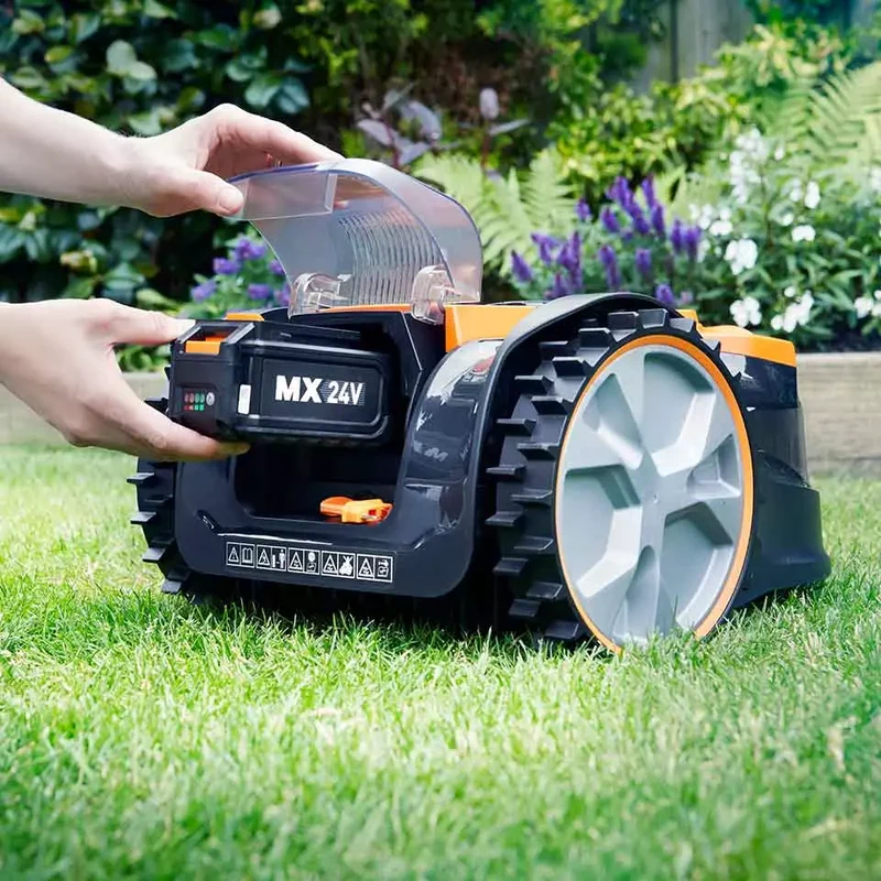 LawnMaster OcuMow® DM16-80 | MX 24V Drop and Mow Robotic Lawnmower-With Battery