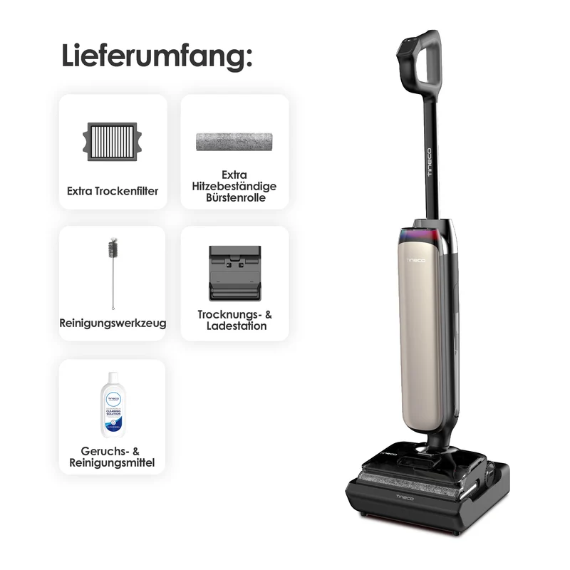 Tineco FLOOR ONE S9 Artist Turbo Nass- und Trockensauger
