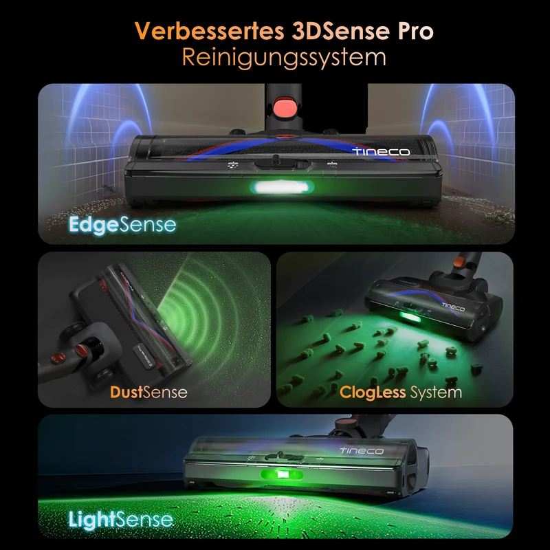 TINECO PURE ONE S70 Smarter Akkustaubsauger blau-orange