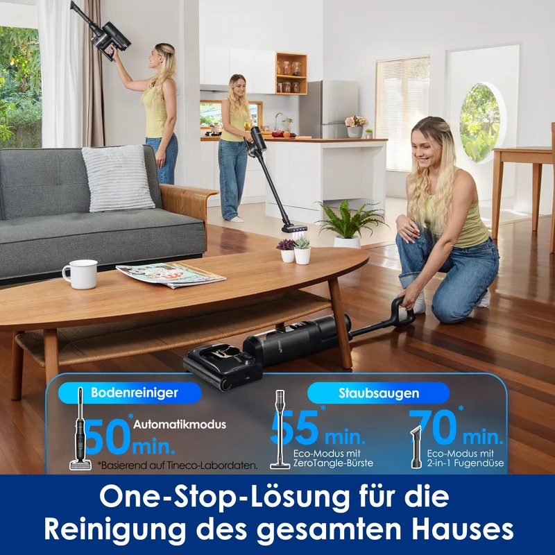 Tineco FLOOR ONE Switch S7 Stretch intelligenter Nass- und Trockensauger