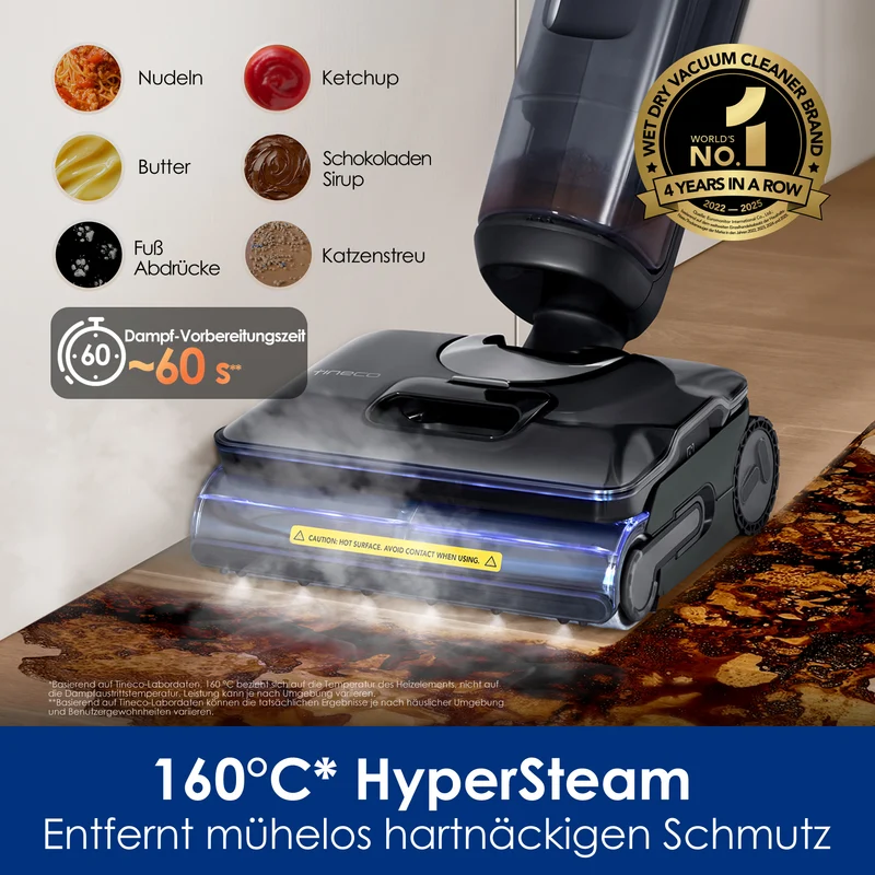Tineco FLOOR ONE S7 Stretch Steam Nass- und Trockensauger