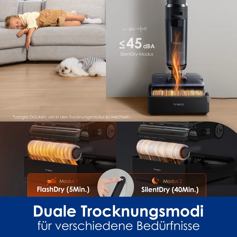 Tineco FLOOR ONE S7 Stretch Steam Nass- und Trockensauger