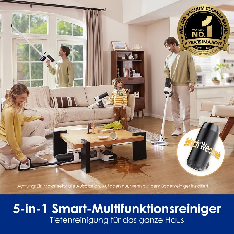 Tineco FLOOR ONE Switch S6 Stretch intelligenter Nass- und Trockensauger
