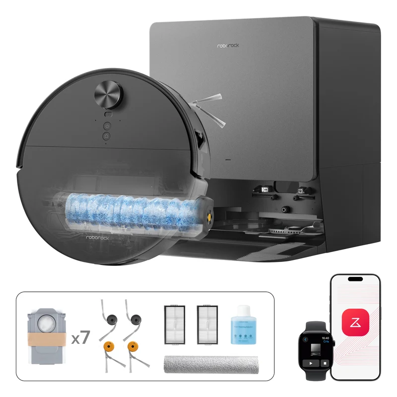Roborock Saros 20 Flow Complete – Druck-Selbstreinigungssystem SpiraFlow™ 2.0