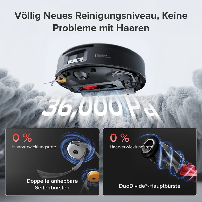 Roborock Saros 20 Flow Complete – Druck-Selbstreinigungssystem SpiraFlow™ 2.0