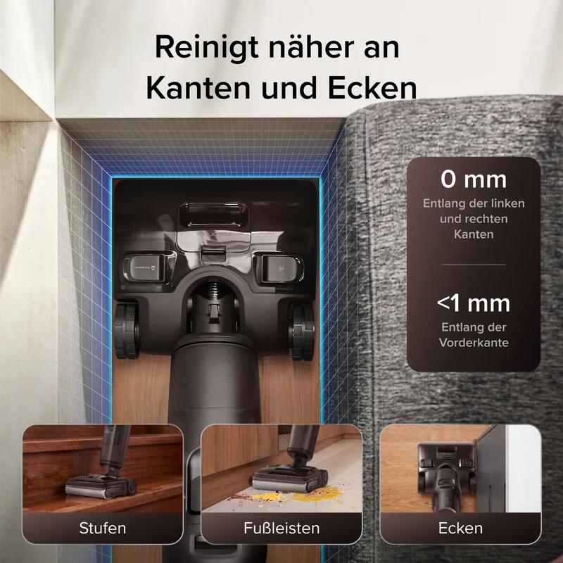 Roborock F25 Pro Turbo Nass-Trocken-Staubsauger mit HyperScrub Tiefenreinigung auf Knopfdruck