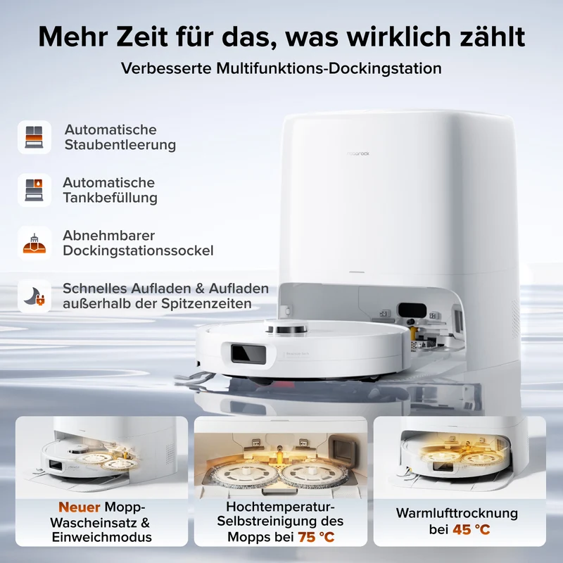 Roborock Qrevo 2 Pro Set – Saugroboter mit automatischem Mopp-Entfernen