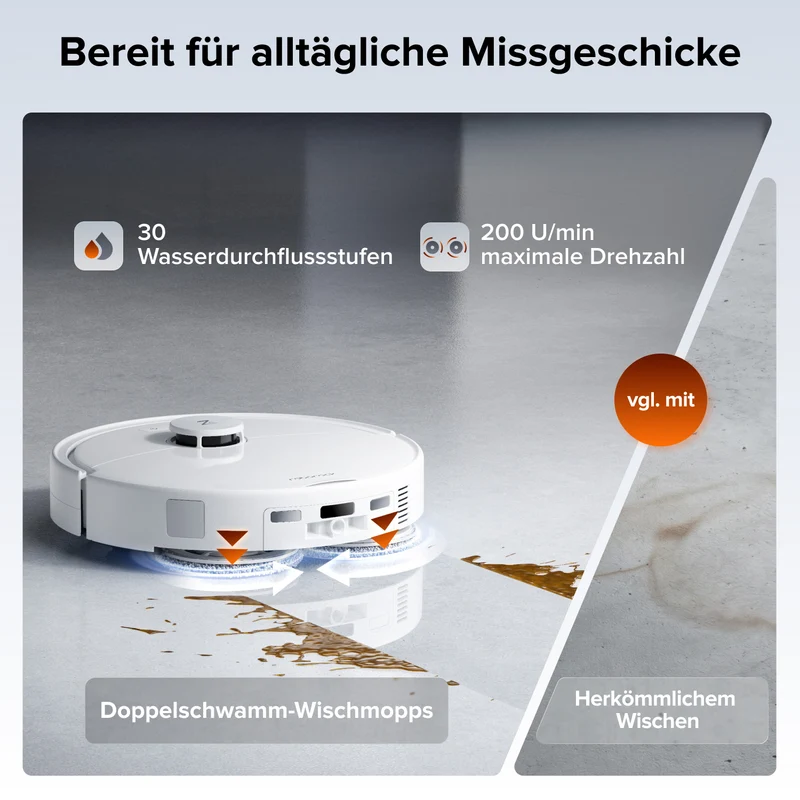 Roborock Qrevo 2 Pro Set – Saugroboter mit automatischem Mopp-Entfernen