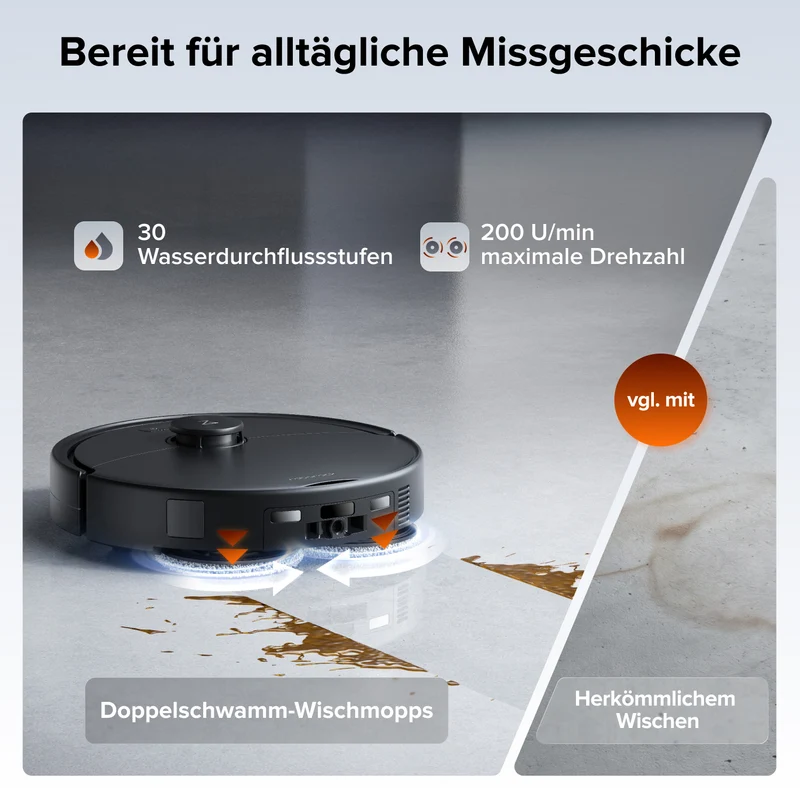 Roborock Qrevo 2 Pro Set – Saugroboter mit automatischem Mopp-Entfernen