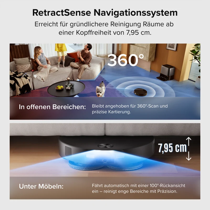 Roborock Saros 20 Neo Saug- und Wischroboter mit Heißwasserwischen und intelligenter Dockingstation