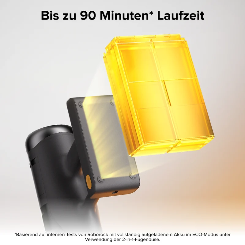 Roborock 8-Zellen 2964mAh Lithium-Ionen-Akku für H60 Hub Ultra/H60 Ultra – Hohe Kapazität für Längere Laufzeit, Kompatibel mit kabellosen Handstaubsaugern