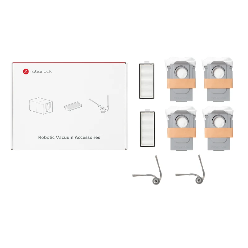 Roborock Zubehörset für Saros Z70, inkl. Staubbeutel* 4 Stk., Seitenbürste* 2 Stk., Filter* 2 Stk.