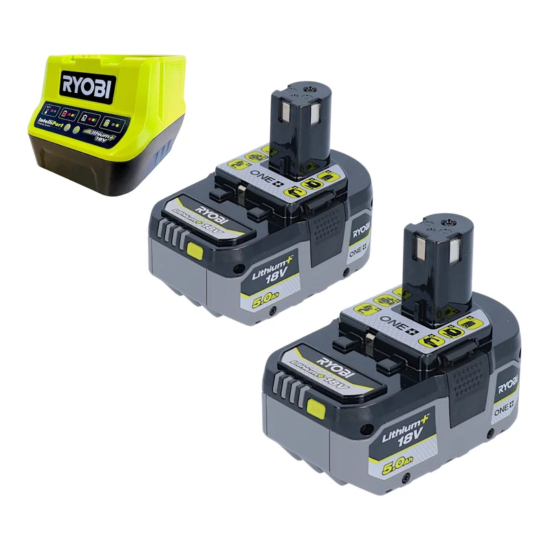 RYOBI RHV18-0 Akku Handsauger 18 V 600 ml + 2x Akku 5,0 Ah + Ladegerät