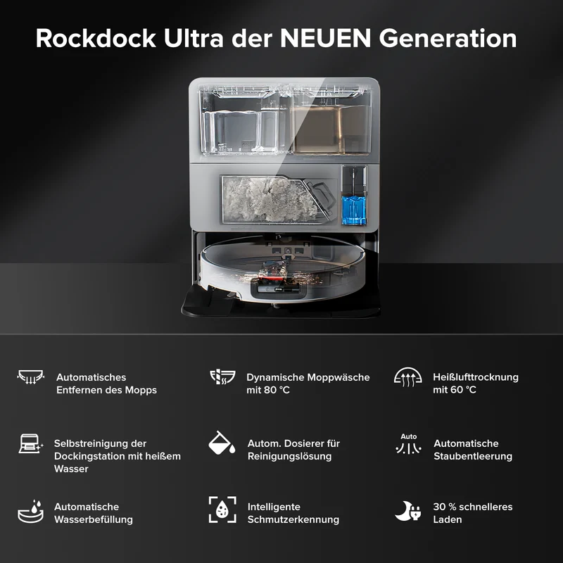 Roborock Saros 10 Saugroboter mit Dual Anti-Tangle System (verbessert von S8 MaxV Ultra)