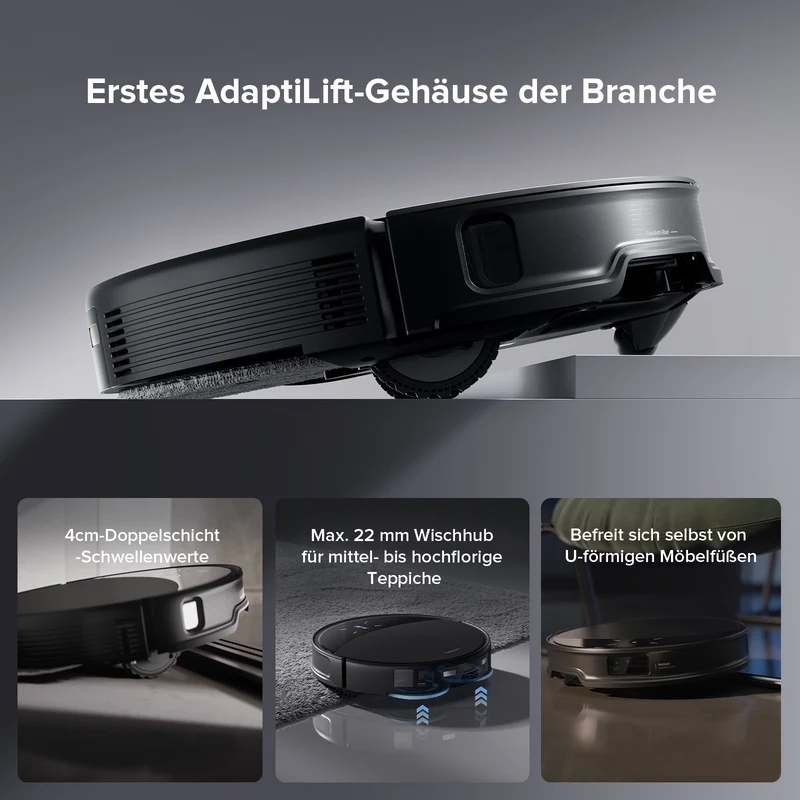 Roborock Saros 10R Saugroboter mit Wischfunktion & abnehmbarem Wischmopp