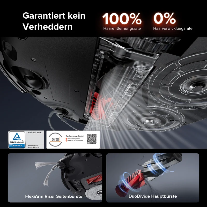 Roborock Saros 10R Saugroboter mit Wischfunktion & abnehmbarem Wischmopp