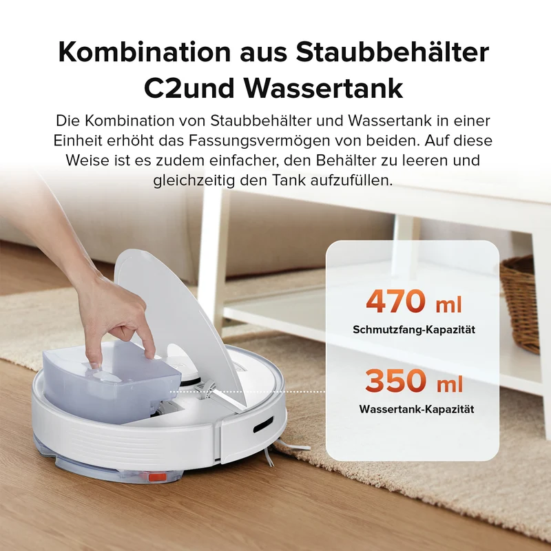 Roborock Q7 Max+ Saug- und Wischroboter mit Auto-Entleerungsstation