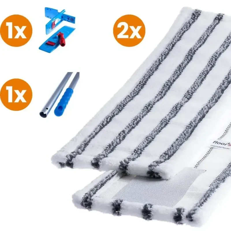 Bodenwischer Profi-Set mit Wischmops "Schmutzbrecher 50 cm"