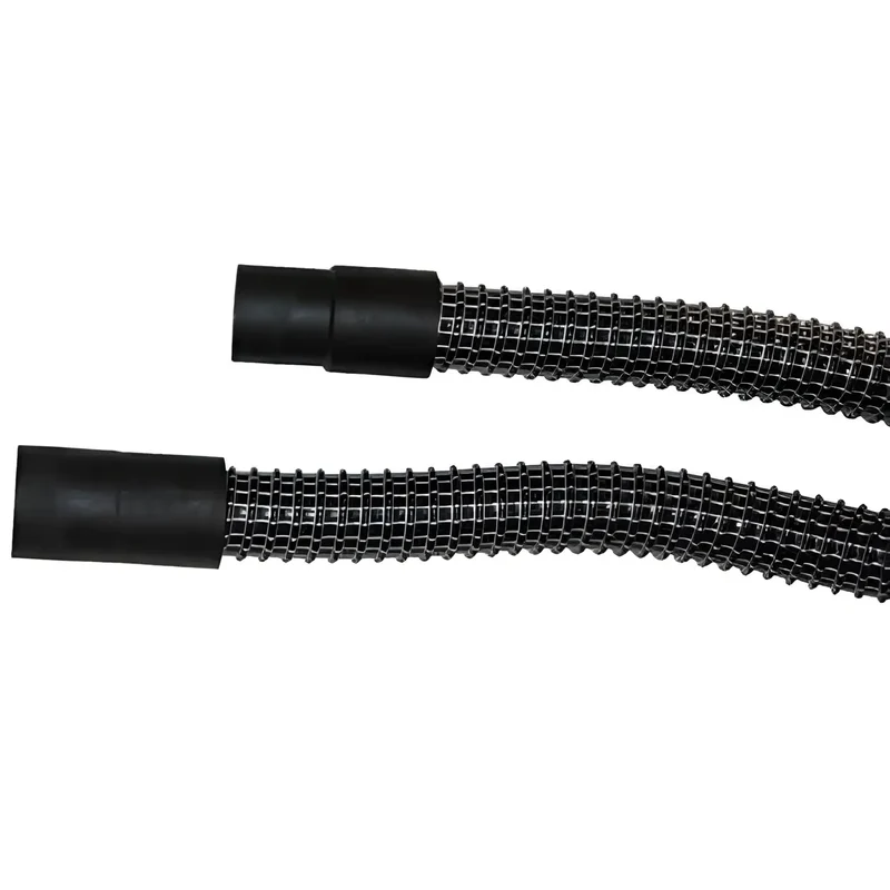Saugschlauch - Farbe schwarz mit Federspirale