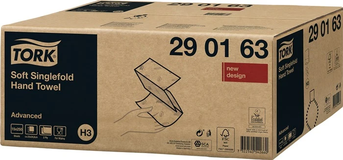 TORK Handtuch TORK 290163 2-lagig, Dekorprägung weiß ( 9000469274 )