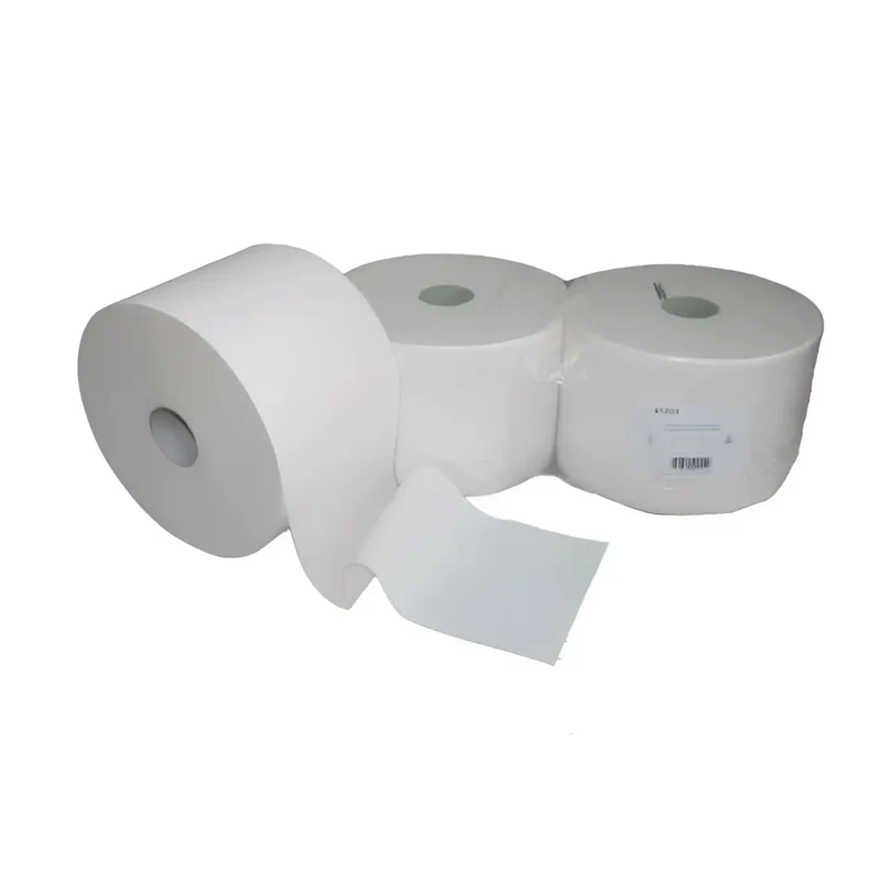Putzpapier 2-lagig 1500 Blatt Weiß Zellstoff 2 Rollen