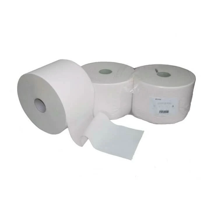Putzpapier 2-lagig 1000 Blatt Weiß Zellstoff 2 Rollen