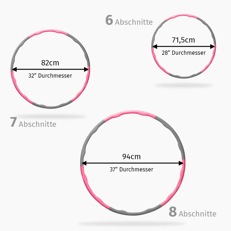 SlimHoop Hula Hoop (jusqu'à environ ∅94 cm)