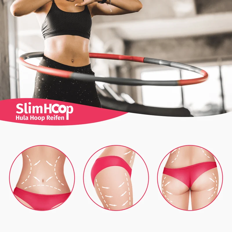 SlimHoop Hula Hoop (jusqu'à environ ∅94 cm)