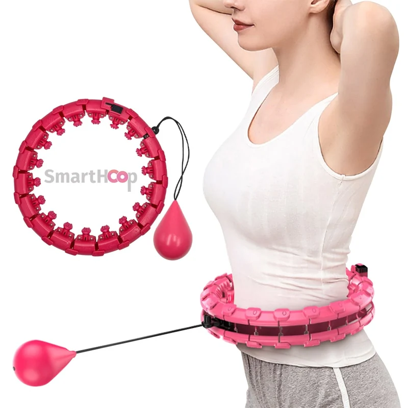 Smart Hoop Hula Hoop avec ballon (circonférence jusqu'à environ 130 cm)