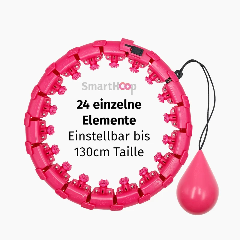 Smart Hoop Hula Hoop avec ballon (circonférence jusqu'à environ 130 cm)