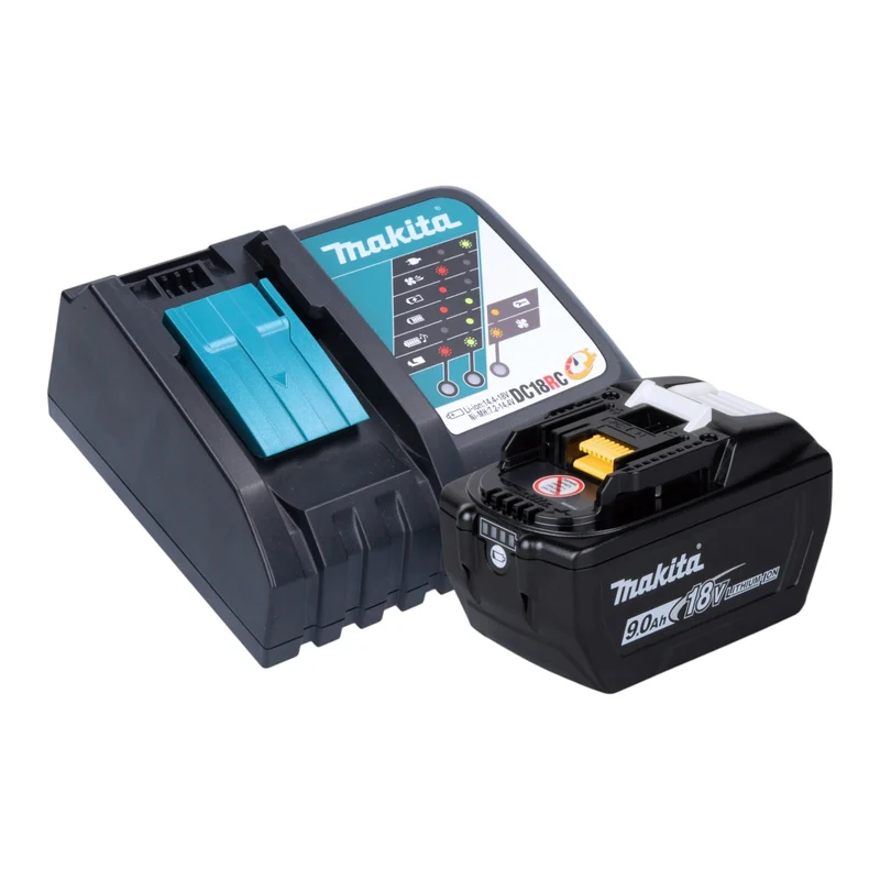Makita DVC 350 Z Akku Staubsauger 18 V + 1x Akku 9,0 Ah + Ladegerät