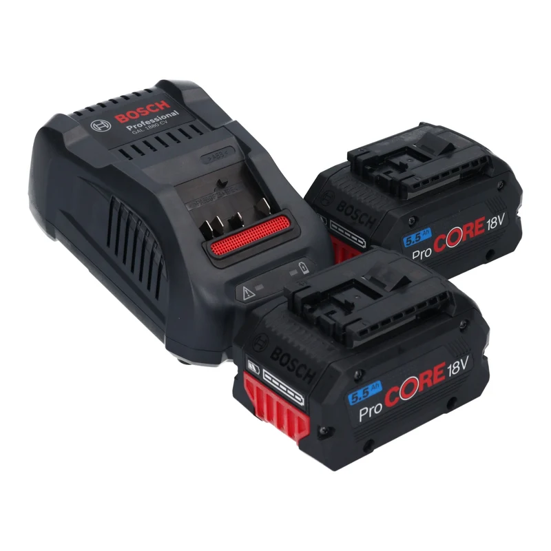 Bosch GAS 18V-6L S Akku Staubsauger 18 V 6 l Staubklasse L + 2x ProCORE Akku 5,5 Ah + Ladegerät