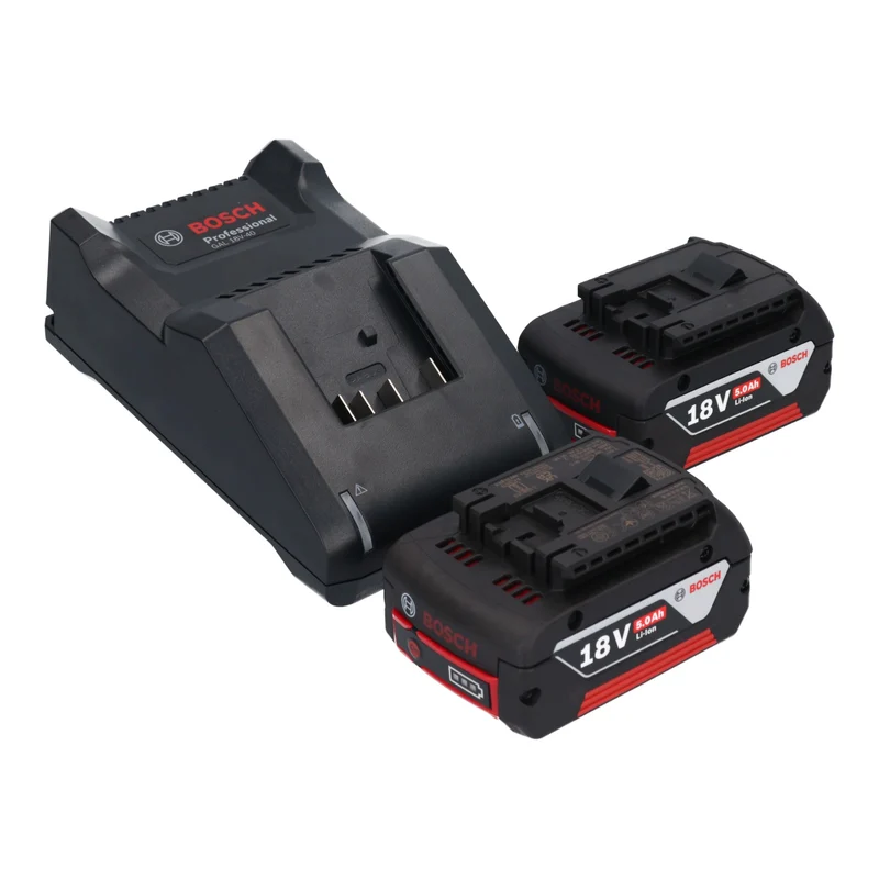Bosch GAS 18V-6L S Akku Staubsauger 18 V 6 l Staubklasse L + 2x Akku 5,0 Ah + Ladegerät