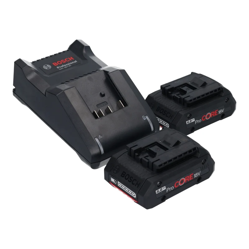 Bosch GAS 18V-6L S Akku Staubsauger 18 V 6 l Staubklasse L + 2x ProCORE Akku 4,0 Ah + Ladegerät
