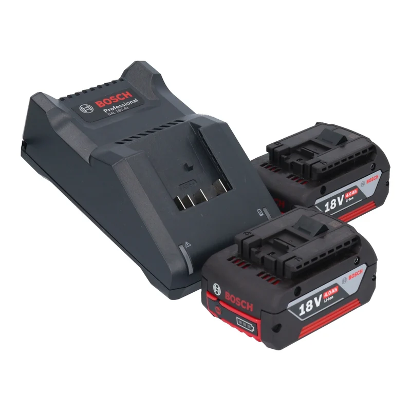 Bosch GAS 18V-6L S Akku Staubsauger 18 V 6 l Staubklasse L + 2x Akku 4,0 Ah + Ladegerät