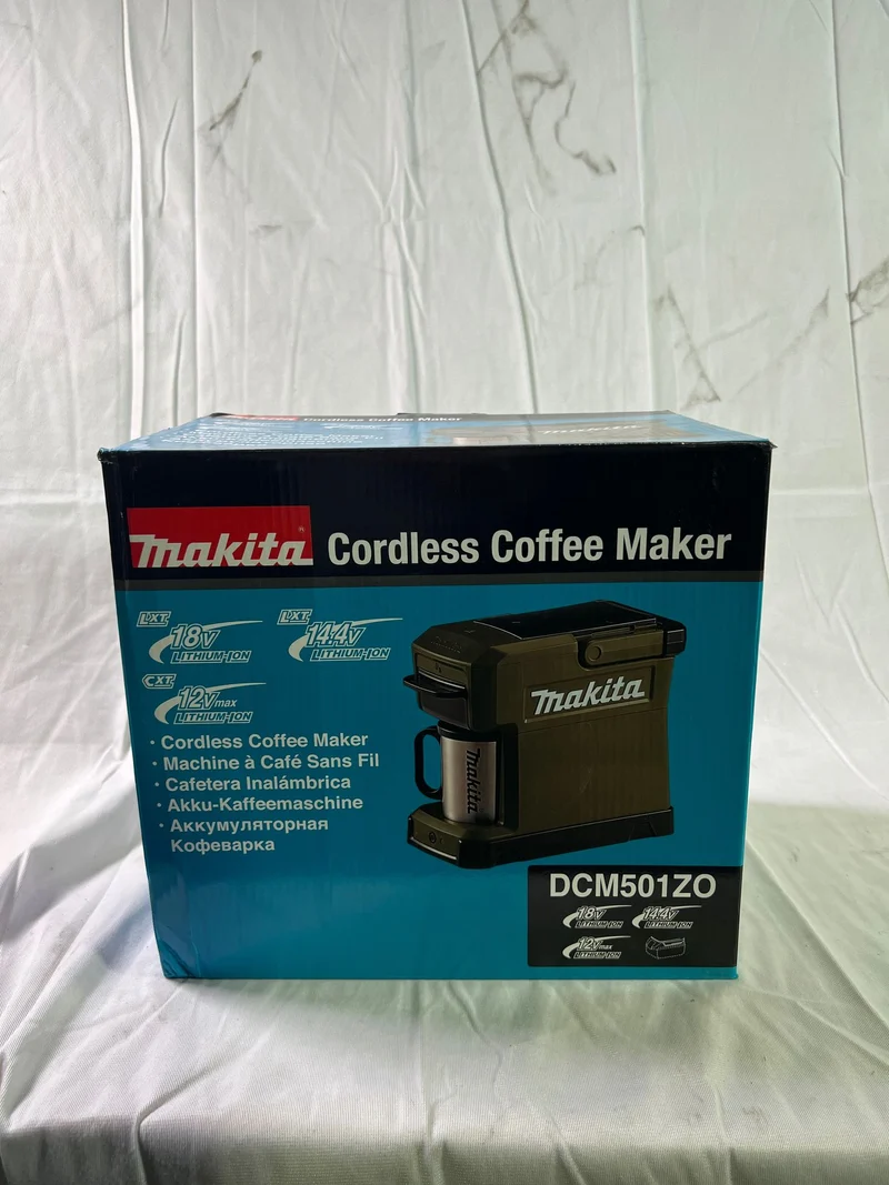 Makita DCM 501 ZO Akku Kaffeemaschine 12 V max. / 18 V Olive - Outdoor Adventure Edition Solo - ohne Akku, ohne Ladegerät - Gebraucht