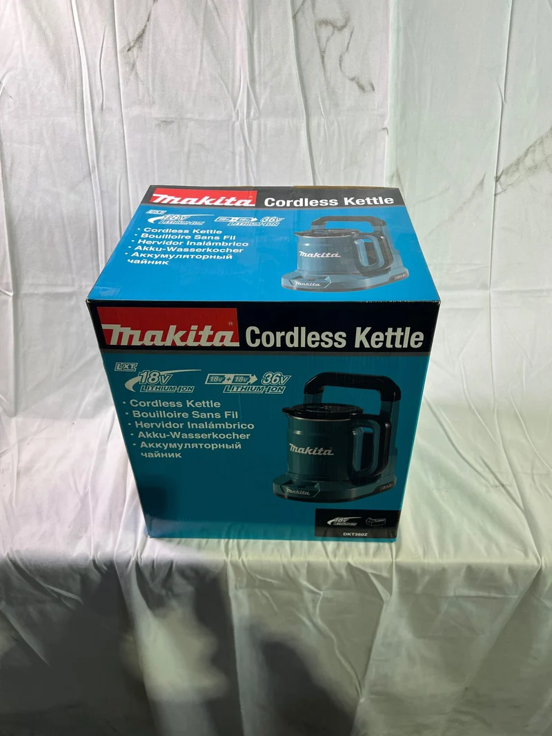 Makita DKT 360 Z Akku Wasserkocher 36 V ( 2x 18 V ) 0,8 L Solo - ohne Akku, ohne Ladegerät - Reparaturgerät