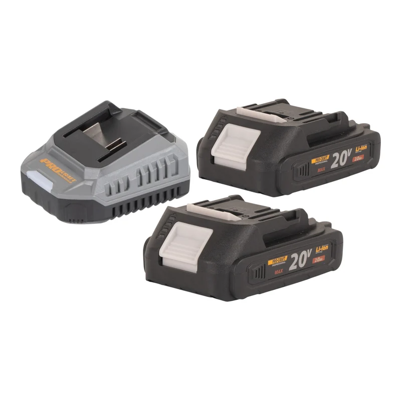 Procraft VP30 Akku Stielstaubsauger 20 V 0,8 l Brushless + 2x Akku 2,0 Ah + Ladegerät
