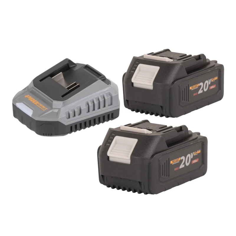 Procraft CW20bb Akku Hochdruckreiniger 20 V 30 bar 180 l/h Brushless + 2x Akku 4,0 Ah + Ladegerät + Koffer