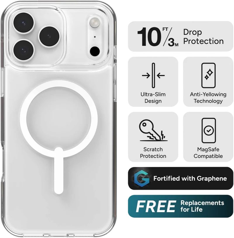 ZAGG Crystal Palace iPhone 17 Pro Max Snap Case