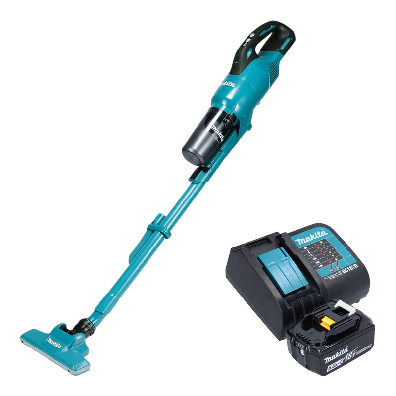 Makita DCL 286 FSG Akku Staubsauger 18 V 0,25 l Brushless + 1x Akku 6,0 Ah + Ladegerät