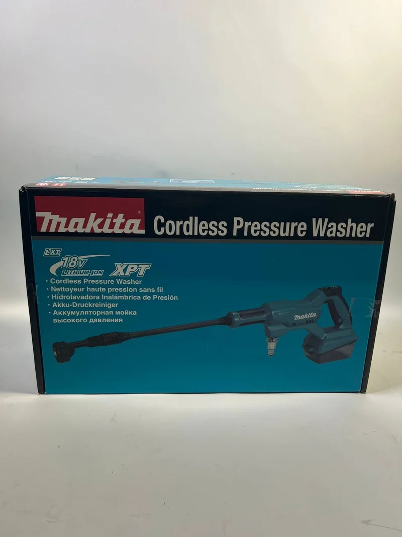 Makita DHW 180 Z Akku Druckreiniger 18 V 24 bar Solo - ohne Akku, ohne Ladegerät - Leicht Gebraucht