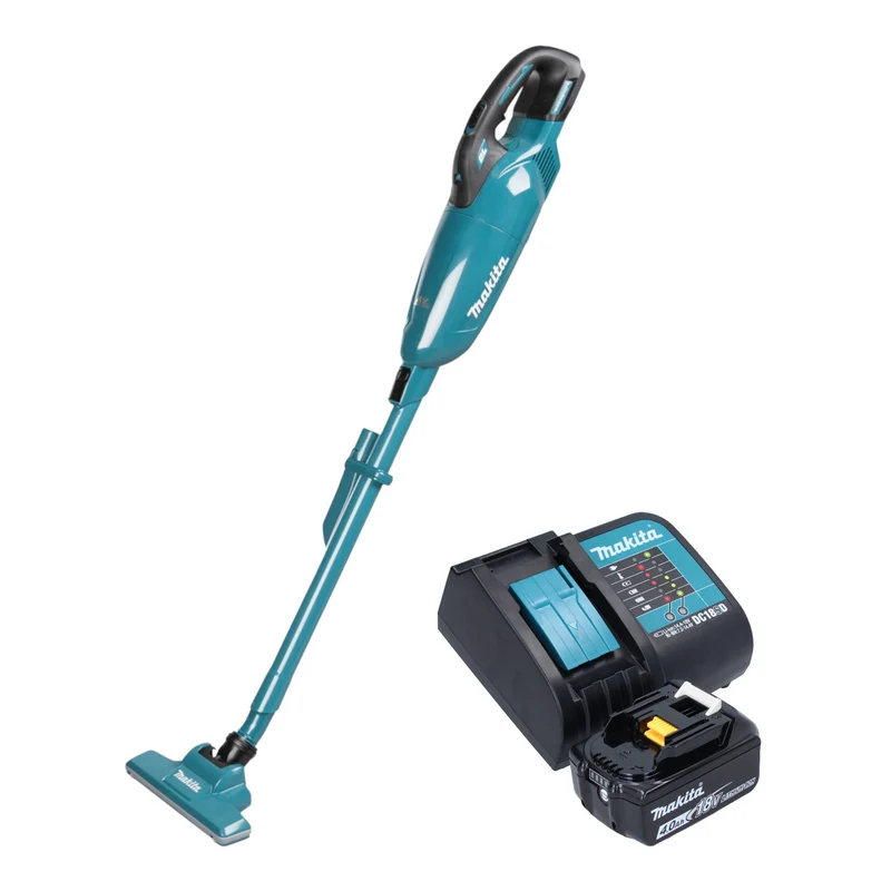 Makita DCL 283 FSM1 Akku Staubsauger 18 V 0,73 l Brushless + 1x Akku 4,0 Ah + Ladegerät