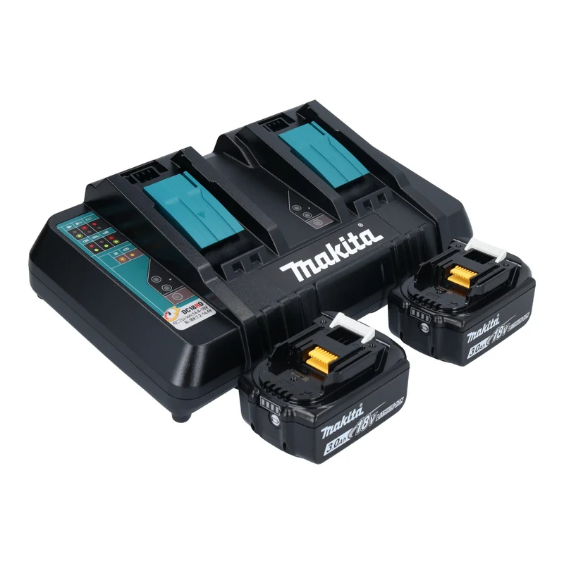 Makita DVC 560 PF2 Akku Staubsauger 36 V ( 2x 18 V ) 5 l Brushless + 2x Akku 3,0 Ah + Ladegerät