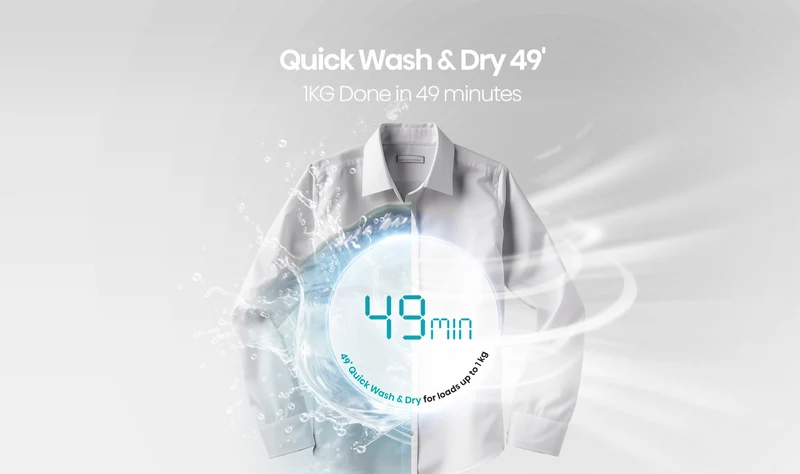 Hisense 12kg-8kg Heat Pump Combo Washer Dryer
