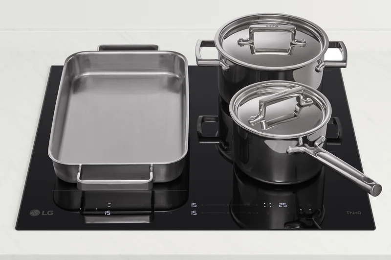 LG 60cm Induction Cooktop, 4 Cook Zones, 1 Flexi